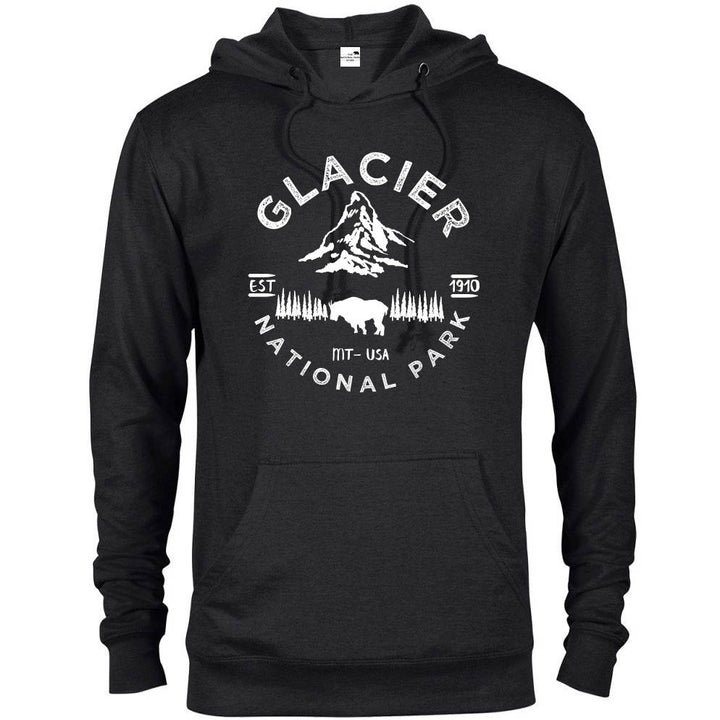 Glacier National Park Hoodie - S / Black - hoodie