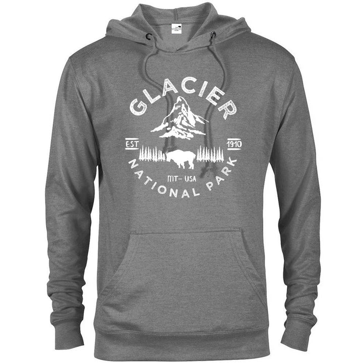 Glacier National Park Hoodie - S / Graphite Heather - hoodie