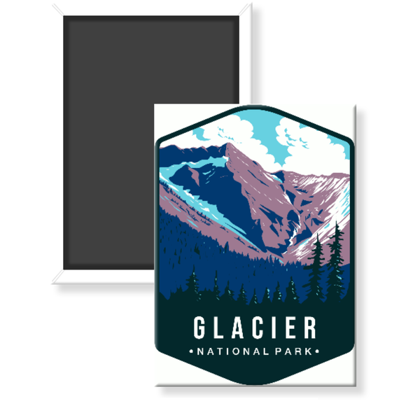 Glacier National Park Magnet - magnet