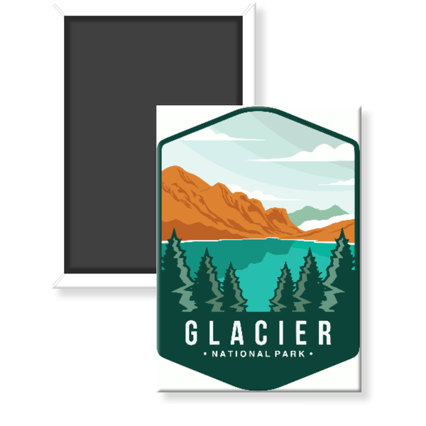 Glacier National Park Magnet - magnet