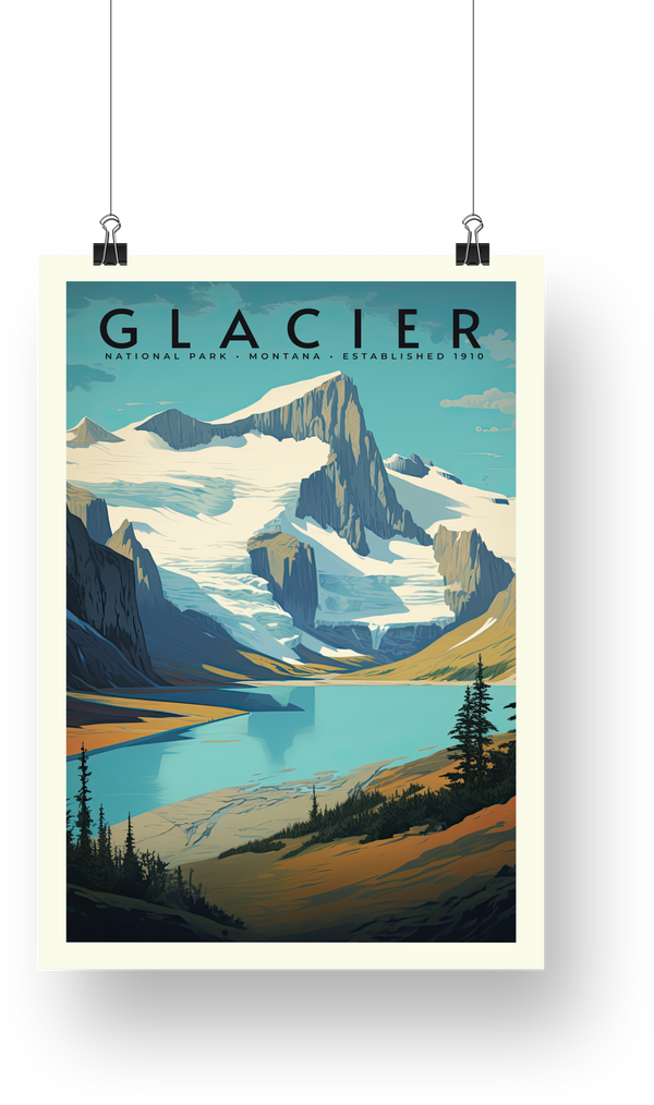 Glacier National Park Poster - poster