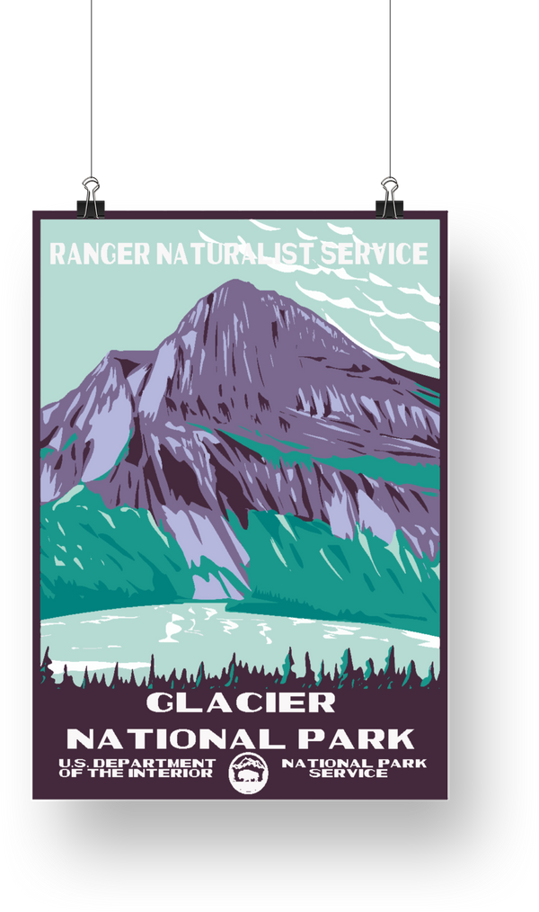 Glacier National Park Poster - poster