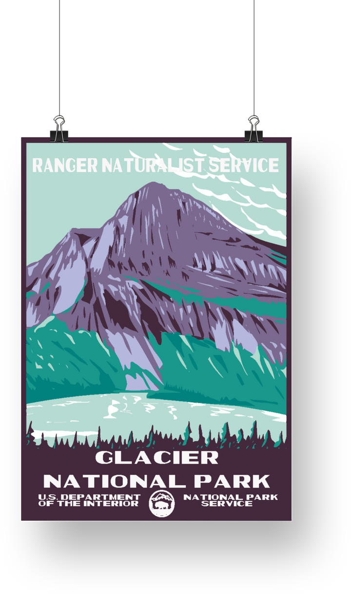 Glacier National Park Poster - poster