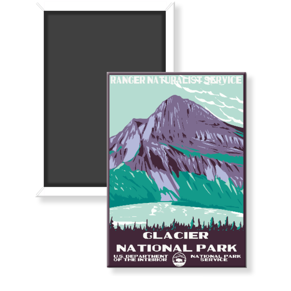 Glacier National Park WPA Magnet - magnet