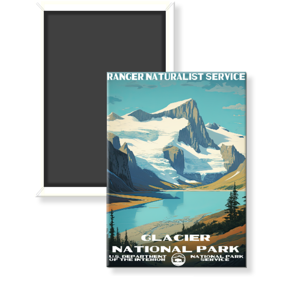 Glacier National Park WPA Magnet - magnet