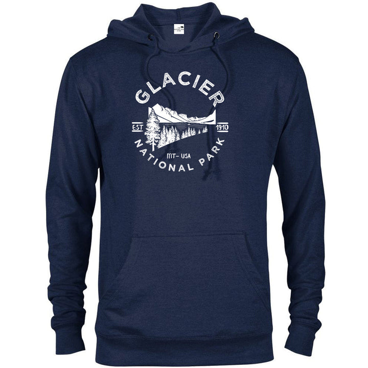 Glacier Valley National Park Hoodie - S / Navy - hoodie