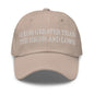 God is Greater than the Highs and Lows Embroidered Dad Hat - Stone