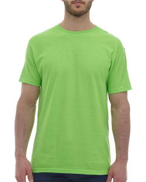 -Gold Soft Touch T-Shirt - Lime-torontoscreenprinting.ca