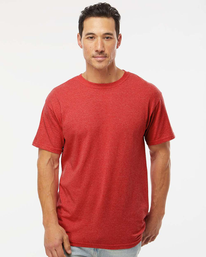 Gold Soft Touch T-Shirt - 4800 - Colorset 2 - S-3XL - Heather Red / S - T-Shirt