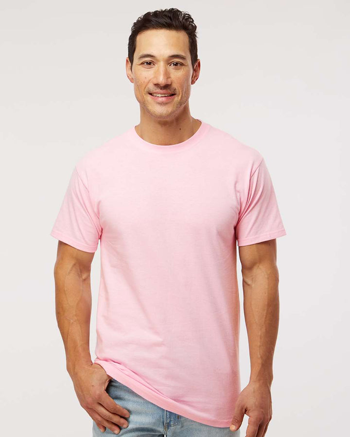 Gold soft touch tee: perfect for custom apparel and screen printing 4800 colorset 3 - Light Pink / S - T-Shirt