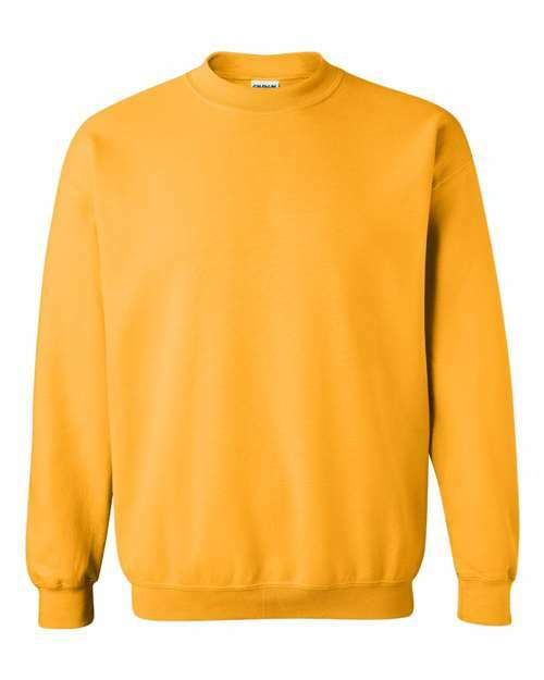 Golden comfort: heavy blend sweatshirt for custom apparel and screen printing hb500 - Gold / S