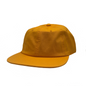 GN-1004SB - Washed Cotton Flat Bill Cap - Gold Yellow / One Size - CAPS