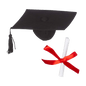 Graduation Hat & Diploma Set 6 Pack - Embroider Buddy®