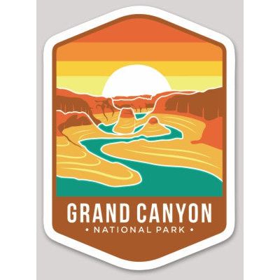 Grand Canyon National Park Die Cut Sticker Large - sticker