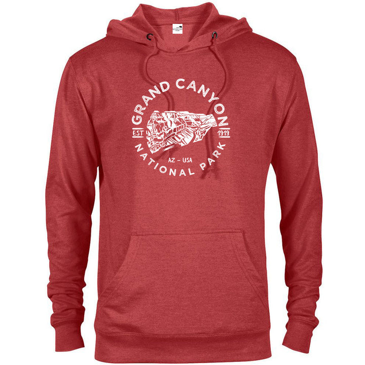 Grand Canyon National Park Hoodie - Red Heather / S - hoodie