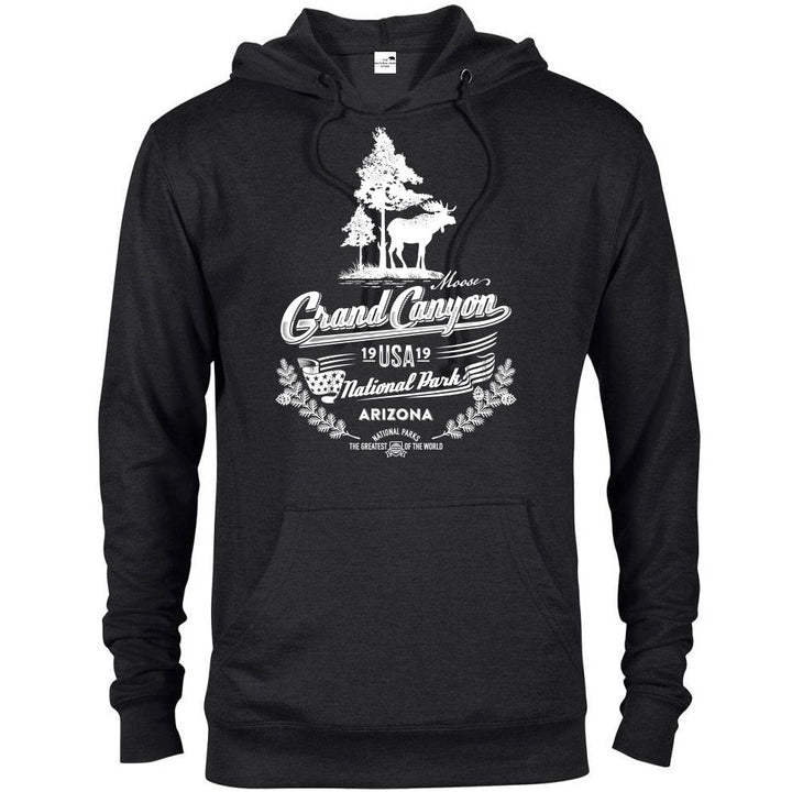 Grand Canyon National Park Moose Hoodie - Black / S - hoodie