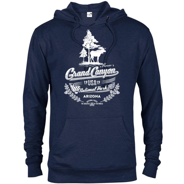 Grand Canyon National Park Moose Hoodie - Navy / S - hoodie