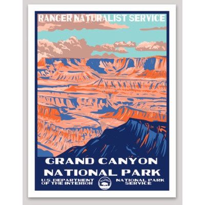 Grand Canyon National Park WPA Sticker Large - sticker