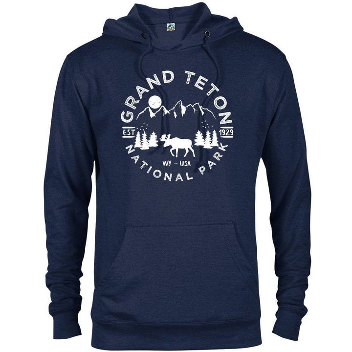 Grand Teton National Park Hoodie - Navy / S - hoodie