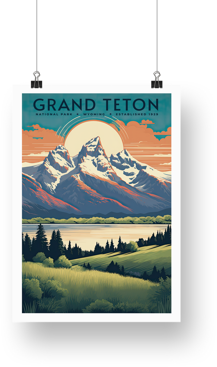 Grand Teton National Park Poster - poster