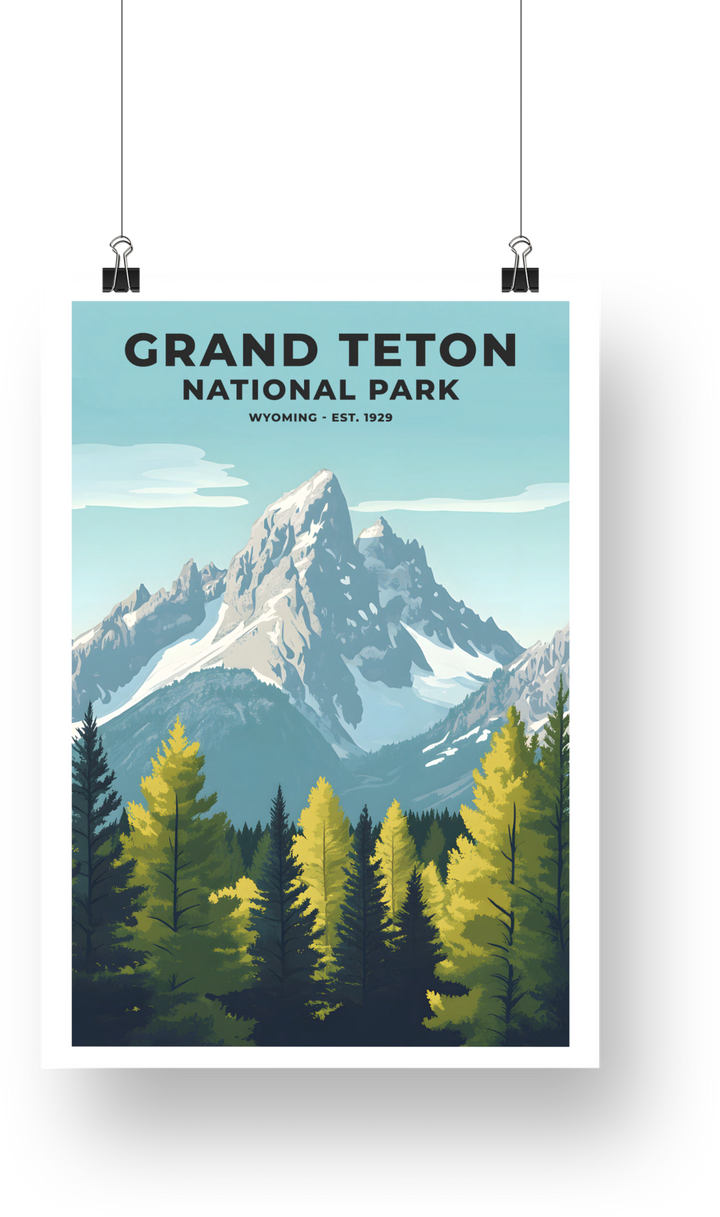 Grand Teton National Park Poster - poster