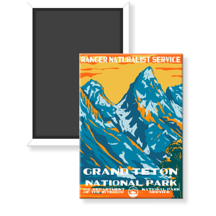 Grand Teton National Park WPA Magnet - magnet