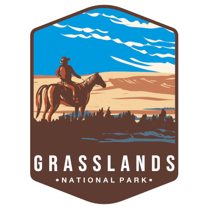 Grasslands National Park Sticker Large - sticker