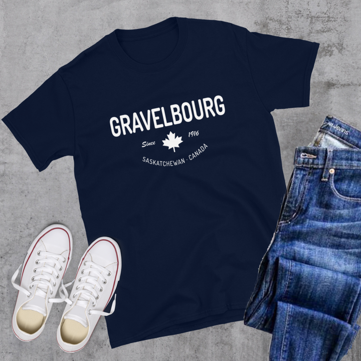 Gravelbourg since 1916 Tee - Navy / S