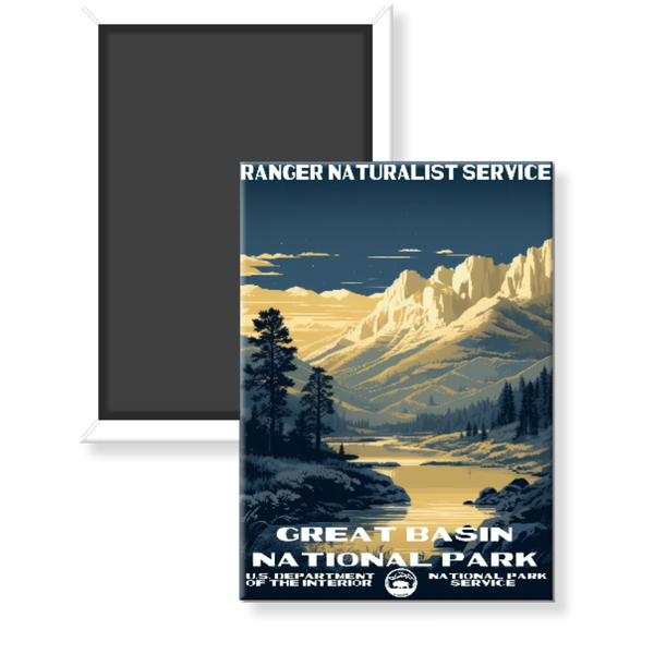 Great Basin National Park WPA Magnet - magnet