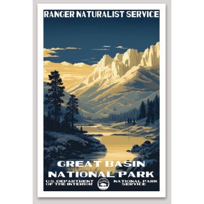 Great Basin National Park WPA Sticker Large - sticker