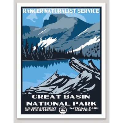 Great Basin National Park WPA Sticker Large - sticker