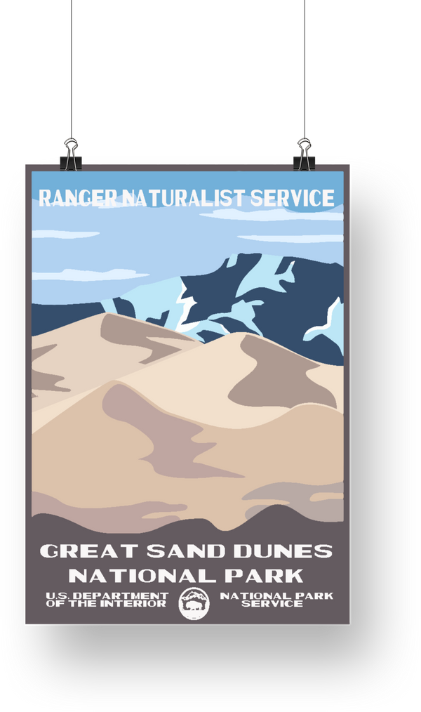 Great Sand Dunes National Park Poster - poster