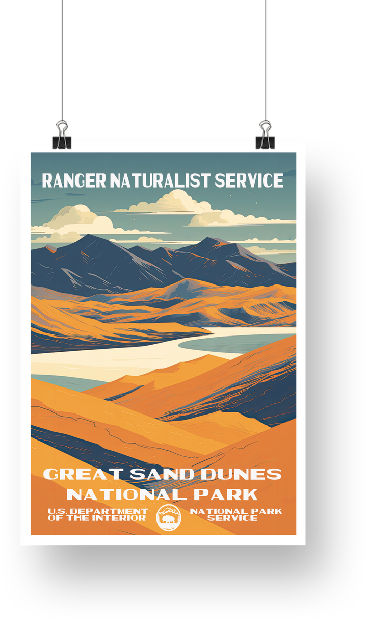 Great Sand Dunes National Park Poster - poster