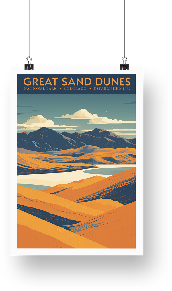 Great Sand Dunes National Park Poster - poster