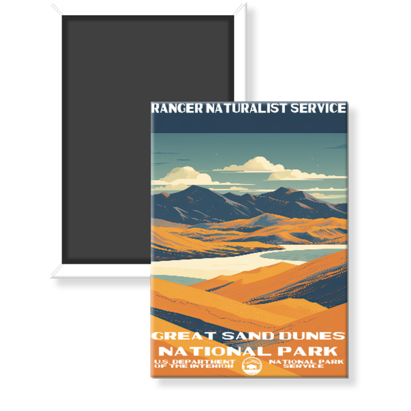 Great Sand Dunes National Park WPA Magnet - magnet