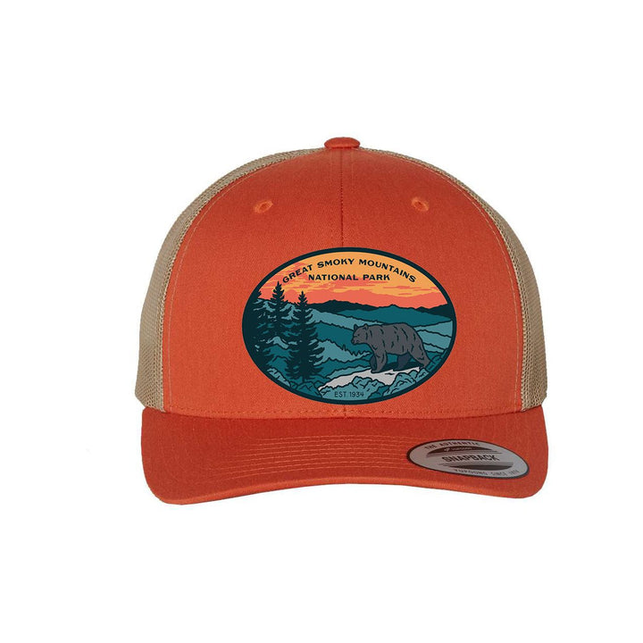 Great Smoky Mountain National Park Hat - Orange - Hats