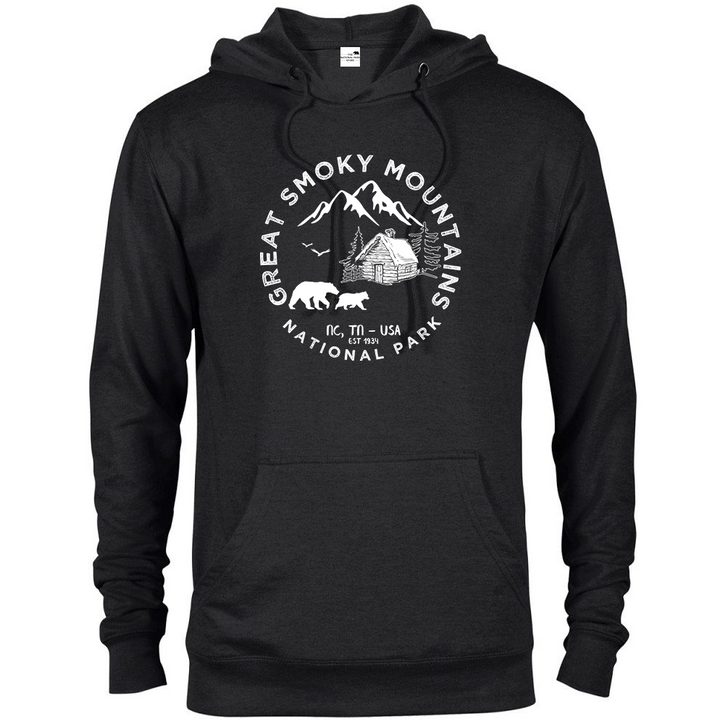 Great Smoky Mountains National Park Hoodie - S / Black - hoodie