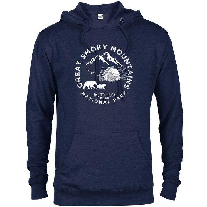 Great Smoky Mountains National Park Hoodie - S / Navy - hoodie