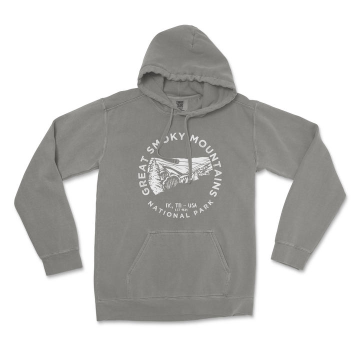 Great Smoky National Park Comfort Colors Hoodie - S / Grey - hoodie