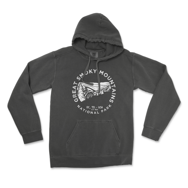 Great Smoky National Park Comfort Colors Hoodie - S / Pepper - hoodie