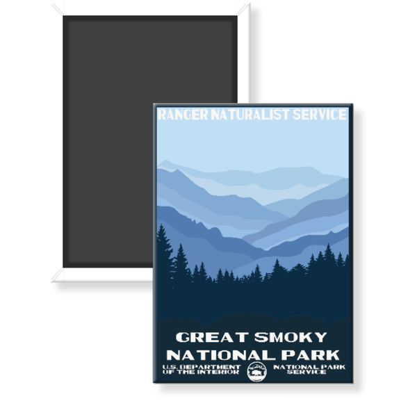 Great Smoky National Park WPA Magnet - magnet