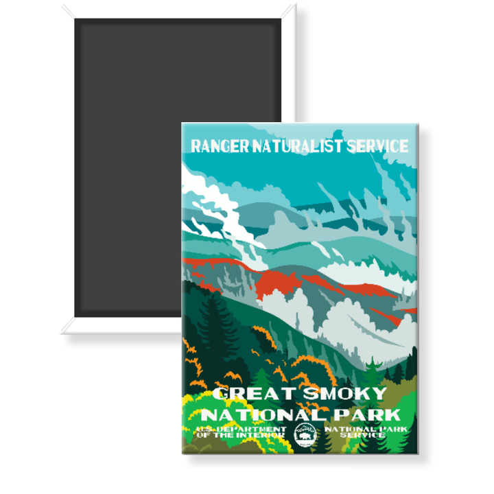 Great Smoky National Park WPA Magnet - magnet