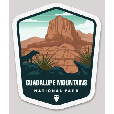 Guadalupe Mountains National Park Die Cut Sticker - sticker