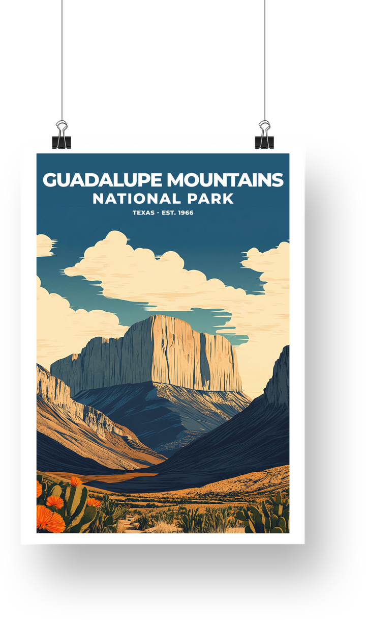 Guadalupe Mountains National Park Poster - poster