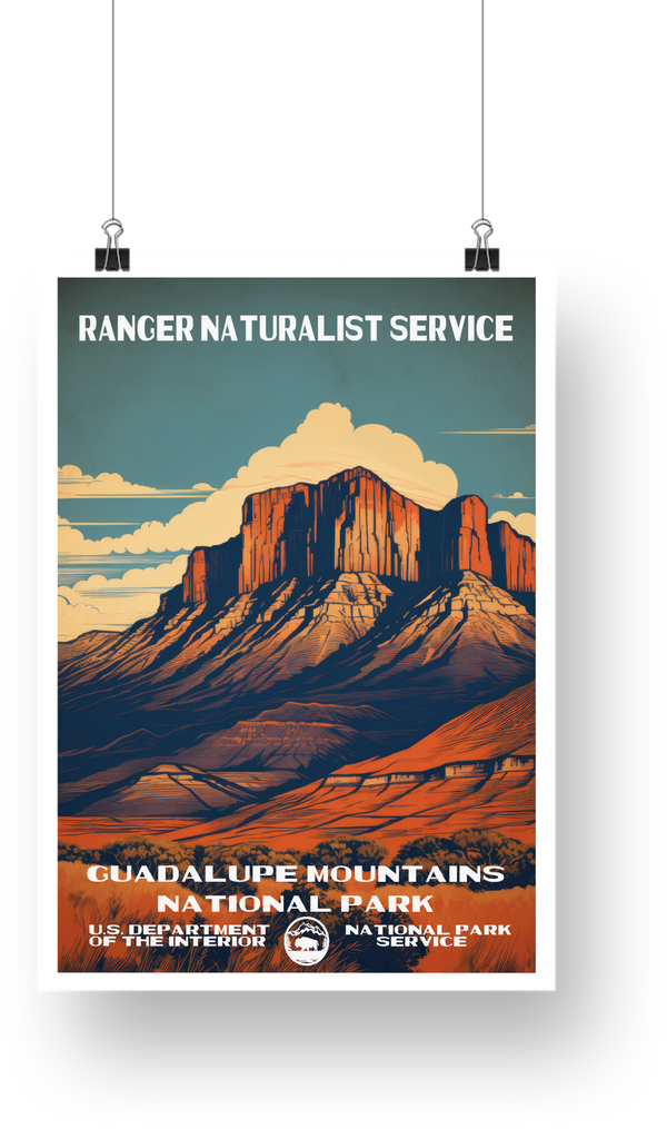 Guadalupe Mountains National Park Poster - poster