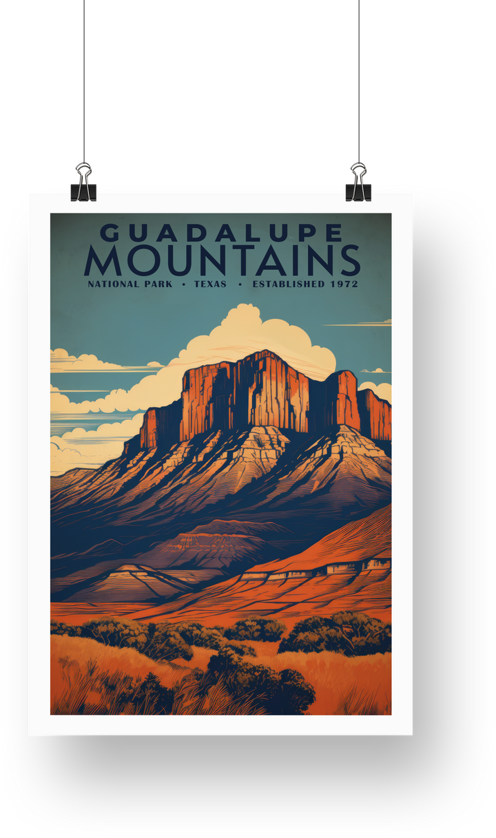 Guadalupe Mountains National Park Poster - poster