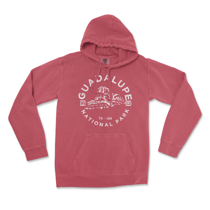 Guadalupe National Park Comfort Colors Hoodie - S / Crimson - hoodie