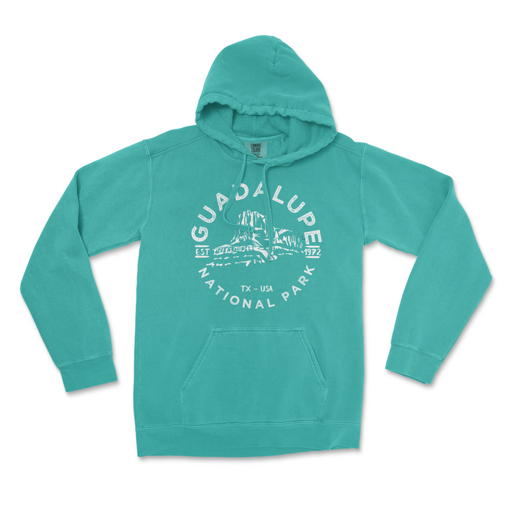 Guadalupe National Park Comfort Colors Hoodie - S / Seafoam - hoodie