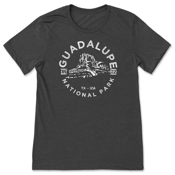 Guadalupe National Park T shirt - Dark Grey Heather / S - tshirt