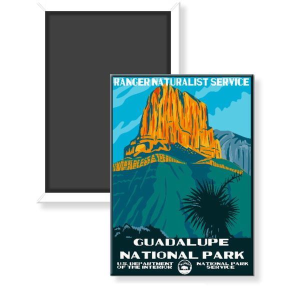 Guadalupe National Park WPA Magnet - magnet